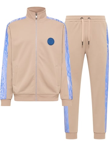 Carlo Colucci Tracksuit mit Sweatjacke Delogu in Beige