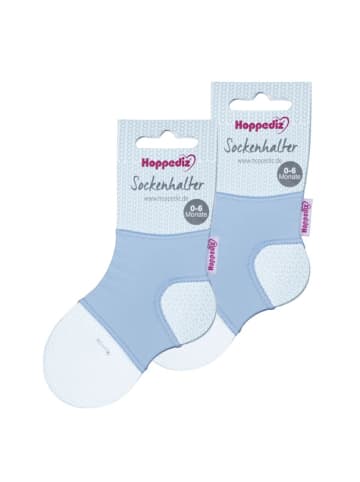 Hoppediz Babysocken Sockenhalter in 2-er Set blau