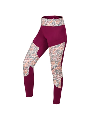 OCUN W RHEA LEGGINGS in Dunkelrot