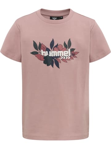 Hummel Hummel T-Shirt Hmlkarla Mädchen Atmungsaktiv in WOODROSE