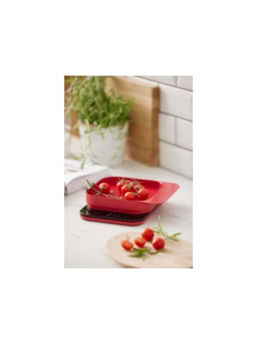 Rosti Küchenwaage Mensura in Rot