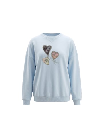 myMo Women Sweatshirt in Light Blue