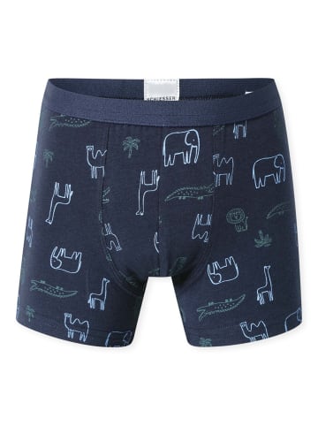 Schiesser Boxershort 7er Pack in Dunkelblau/Grün