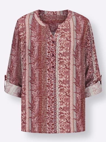 WITT WEIDEN Druckbluse in rosenholz-cognac