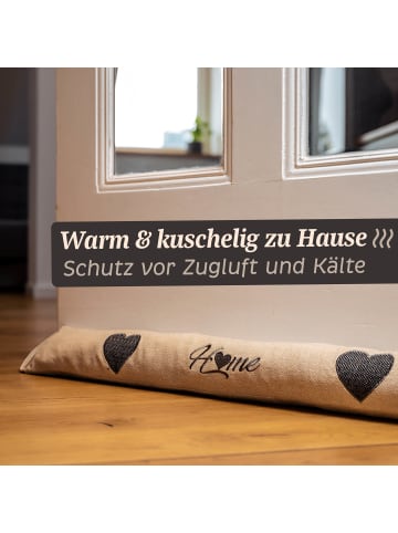 Praknu 90cm - Waschbar - Extra Schwer - Für Türen und Fenster - Beige