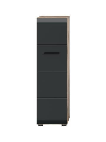 ebuy24 Badschrank Ice Schwarz 30 x 30 cm