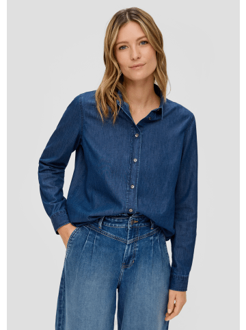 s.Oliver Bluse langarm in Blau