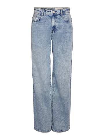 Noisy may Straight Fit Jeans in Light Blue Denim