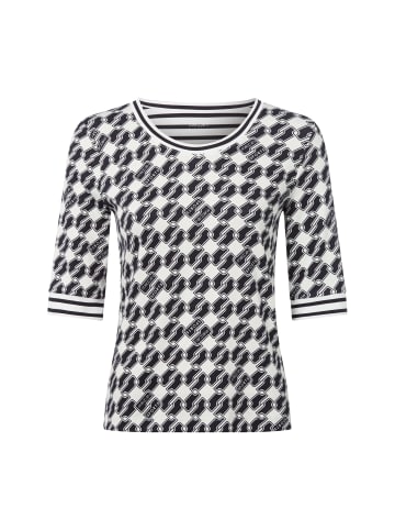 MARC CAIN SPORTS  Langarmshirt in ecru marine