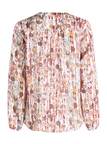 CARTOON Blusenshirt mit Muster in Brown/Red