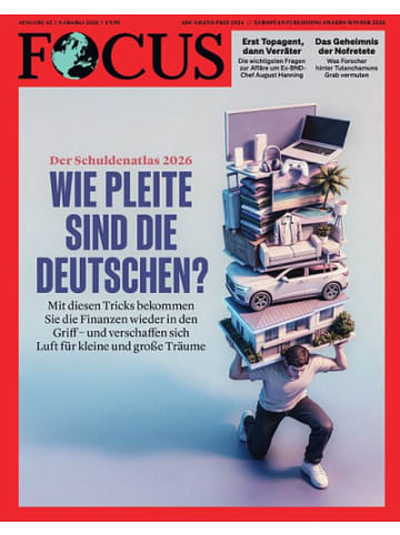 Hubert Burda Media 51 x FOCUS Zeitschrift (Gutschein für Jahres Abo)
