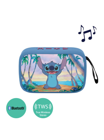 Lexibook Disney Stitch Tragbarer Bluetooth®-Lautsprecher Stoff