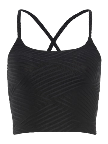 LASCANA ACTIVE Crop-Top in schwarz