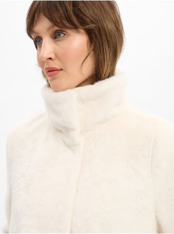 Zero Jacke aus Kunstfell in ecru - 0001