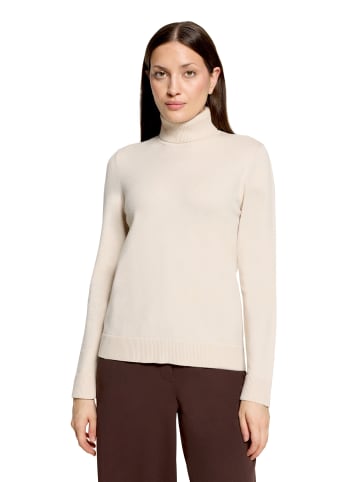 Betty Barclay Rollkragenpullover langarm in beige