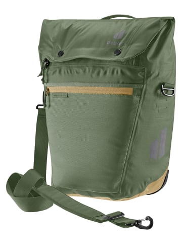 Deuter Fahrradtasche Mainhattan 17+10 in Khaki/Clay