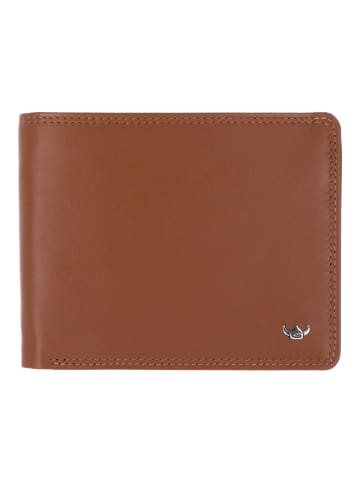 Golden Head Polo Geldbörse RFID Schutz Leder 12.5 cm cognac
