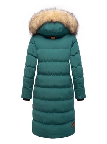 Marikoo Steppmantel Schneesternchen in Ocean Green