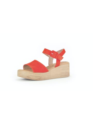 Gabor Plateau Sandalen für Damen in rot