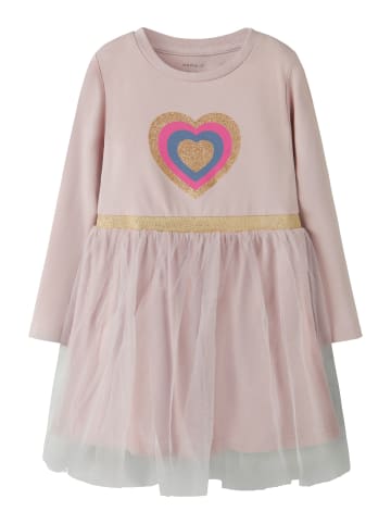 name it Jerseykleid mit Tüll NMFNASTAR LS DRESS in burnished lilac