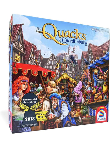 Schmidt Spiele GmbH Quacks of Quedlinburg Brettspiel Englische Ausgabe 10+ 2-4 Spieler