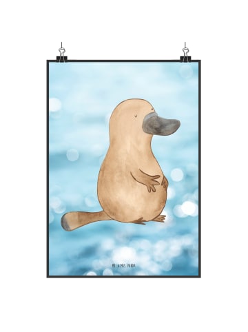 Mr. & Mrs. Panda Bild Schnabeltier Mut ohne Spruch in OZeichenanblue