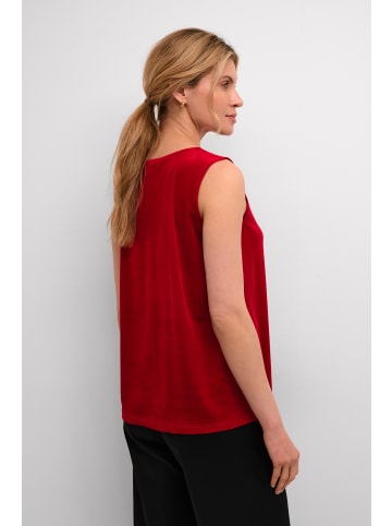 Cream Kurzarm-Bluse CRPativa Regular fit in Jester Red