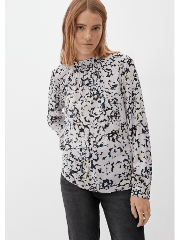 QS Bluse langarm in Petrol