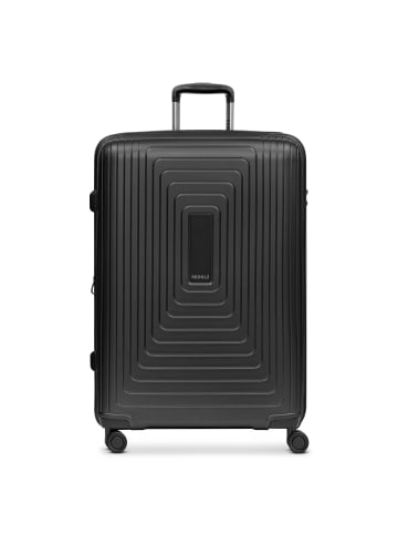 Redolz Essentials 14 4 Rollen Trolley L 77 cm mit Dehnfalte in black metallic