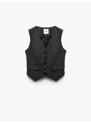 KOTON WESTEN in Anthrazit Kariert