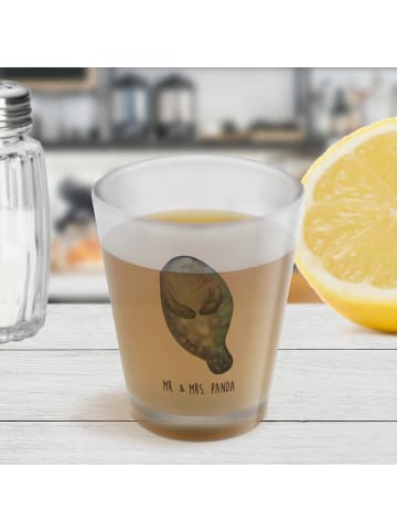 Mr. & Mrs. Panda Schnapsglas Seekuh Happy ohne Spruch in Transparent