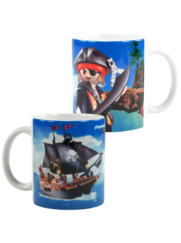 United Labels Playmobil Tasse - Piraten  320 ml in blau