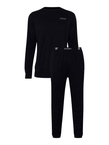 CR7 CRISTIANO RONALDO Pyjama Nightwear in Schwarz