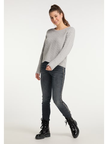 myMo Damen Pullover in Hellgrau