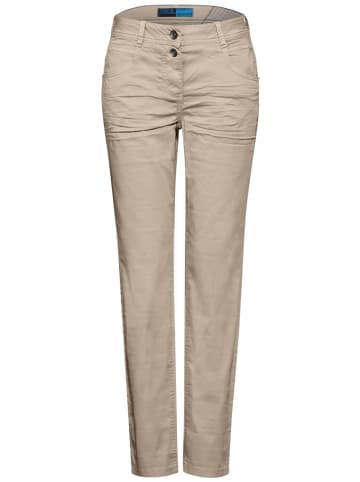 Cecil Hose im Casual Fit in Beige