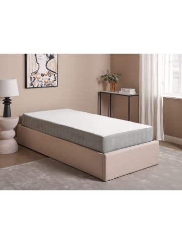 Beliani Matratze CUSHY in Weiß/Grau - (W) 90 x (H) 20 x (L) 200 cm