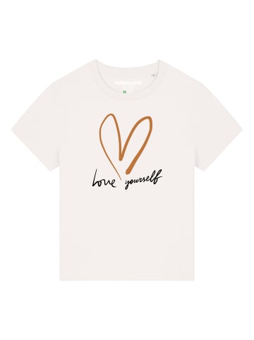 wat? Apparel T-Shirt Self love in Off White