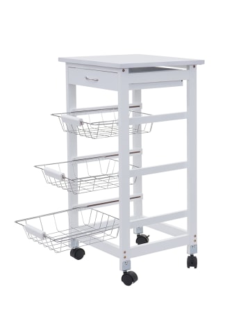 MCW Servierwagen B69 mit Schublade und 3 Körben