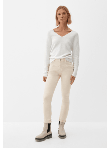 s.Oliver Denim Hose lang in Beige