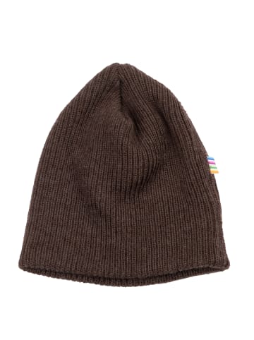 Joha Beanie aus Merinowolle in braun