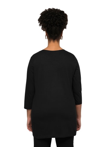 MIAMODA Longsleeve in schwarz