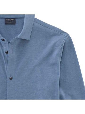 OLYMP  Langarm FreizeitHemd für Herren in mittel_blau