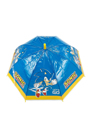 Sonic Kinder Jungen Automatik Regenschirm in Blau