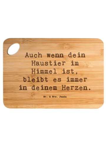 Mr. & Mrs. Panda Holzbrett Spruch Trauerbewältigung Haustierverl... in Braun