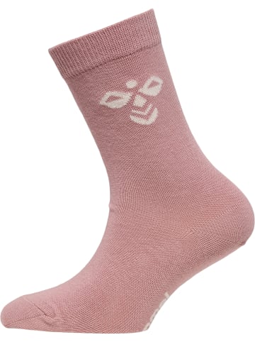 Hummel Hummel Long Socks Sutton 3-Pack Kinder in WOODROSE