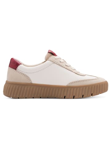 Tamaris WIDE FIT Sneaker in BEIGE/RED