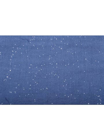 styleBREAKER Loop Schal mit Glitzer in Royalblau