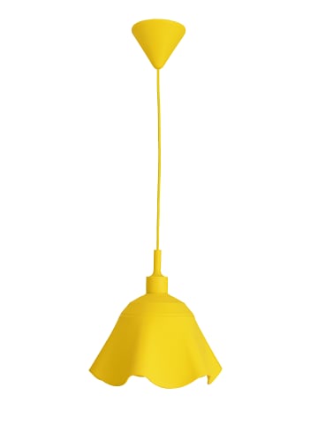 näve Pendelleuchte "LEYA" in gelb - (L)30 cm x (B)30 cm x (H)125 cm
