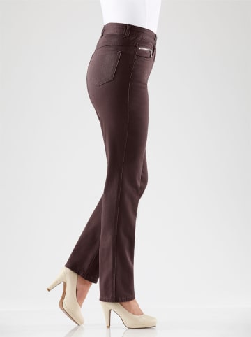 WITT WEIDEN 5-Pocket-Jeans in schokobraun