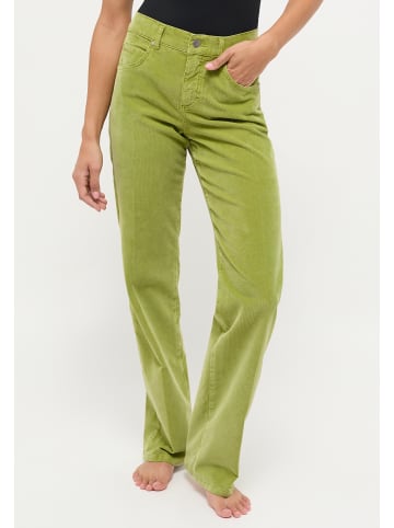 ANGELS  Straight-Leg Jeans Jeans Lara in Coloured Cord in grün